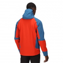 Regatta All-Season Jacket Highton Pro (waterproof, breathable and with built-in flashlight) fire red/blue Men